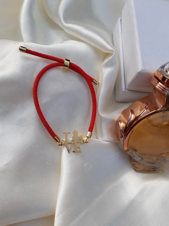 دستبند زنانه مارشال قرمز لاو میکی موس