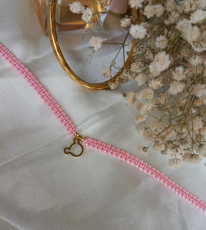 دستبند بافت میکی موس