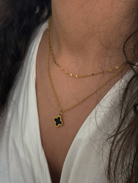 گردنبند استیل زنانه رنجیر پولکی