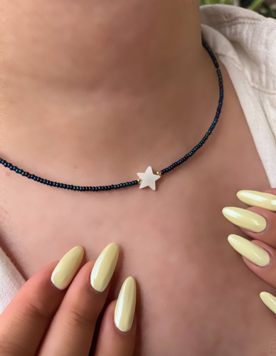 گردنبند زنانه ستاره صدفی