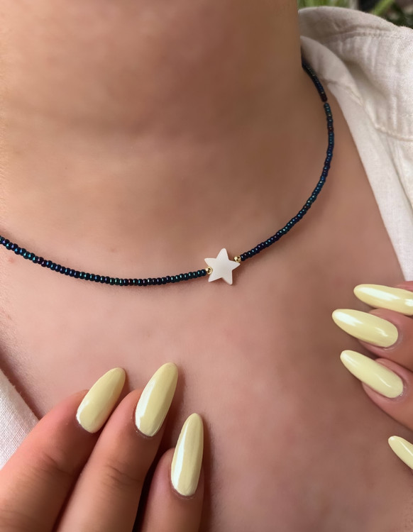 گردنبند زنانه ستاره صدفی