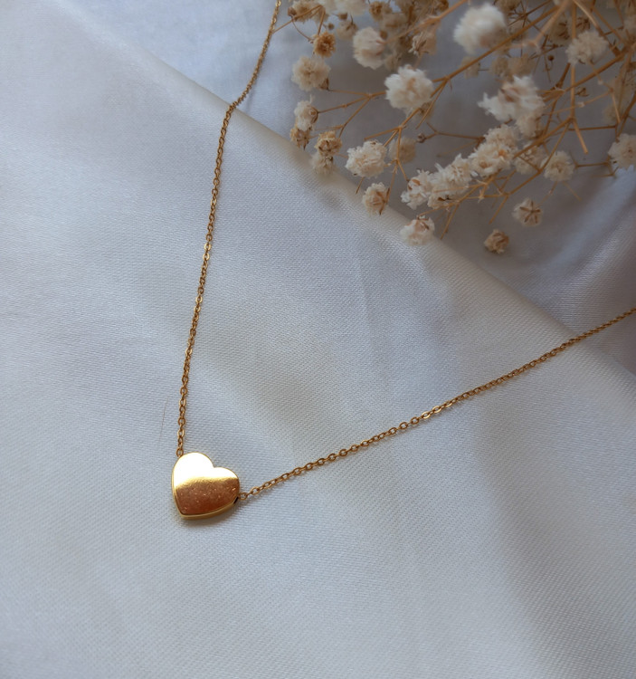 گردنبند قلب استیل