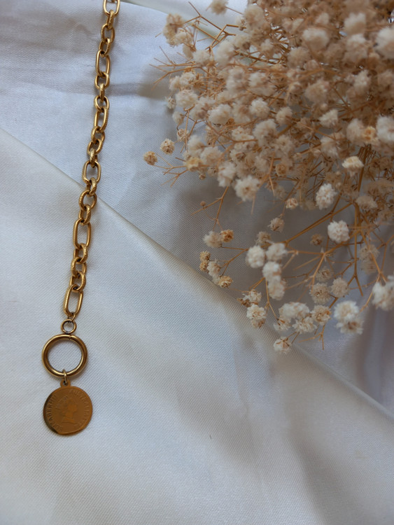 دستبند تیفانی استیل مشابه طلا