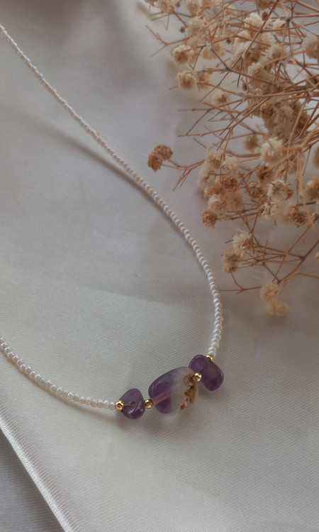 گردنبند پینترستی آمیتیست