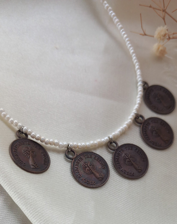 گردنبند زنانه سکه ای