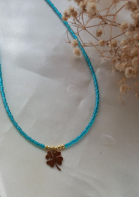 گردنبند زنانه شبدر شانس