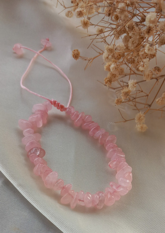 دستبند زنانه رزکوارتز