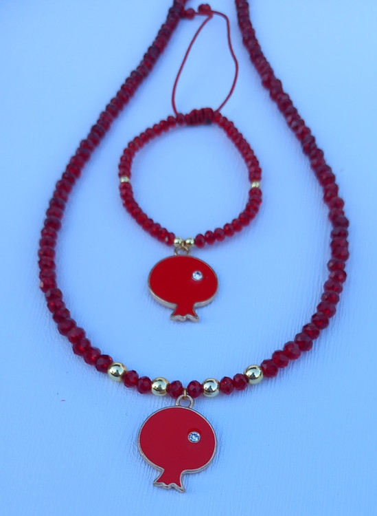 گردنبند زنانه انار