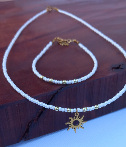 دستبند و گردنبند زنانه خورشید