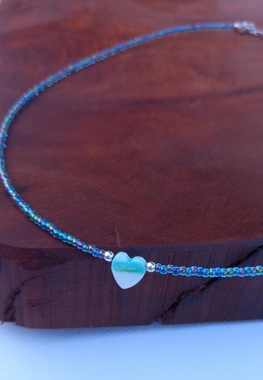 گردنبند زنانه قلب آیی