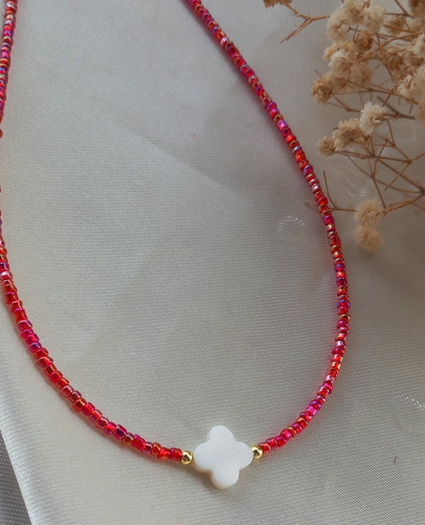 گردنبند زنانه صدفی ونکلیف