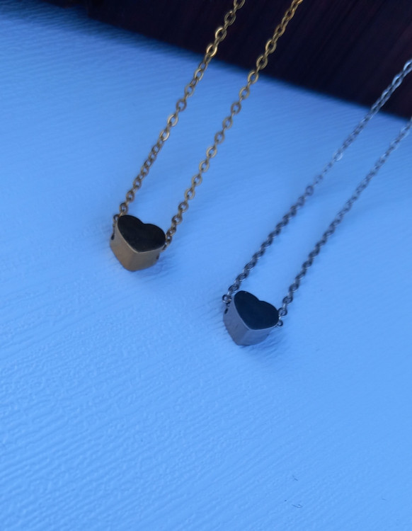 گردنبند زنانه استیل قلب