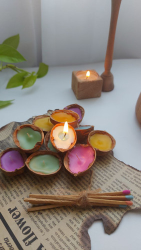 شمع وارمر پوست گردو