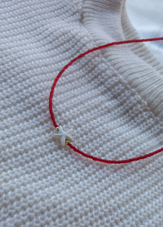 گردنبند یلدایی قرمز