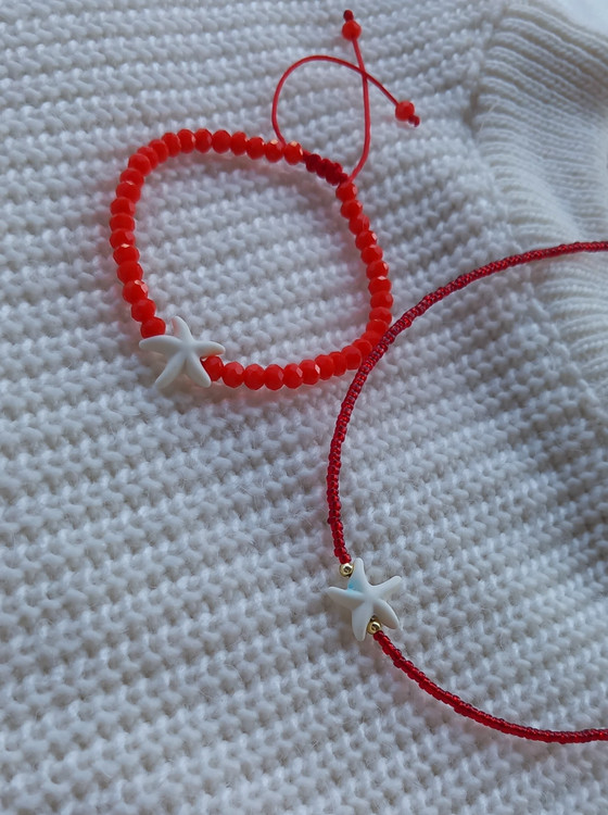 دستبند ستاره دریایی قرمز