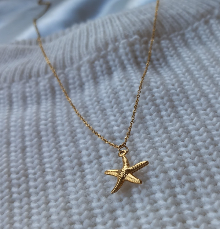 گردنبند زنانه استیل ستاره دریایی
