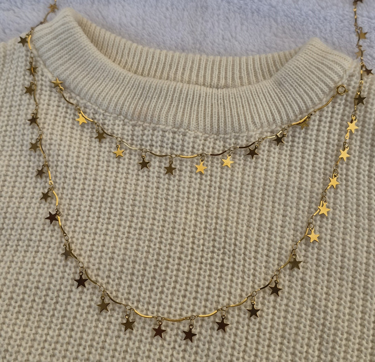 نیم ست ستاره زنانه استیل