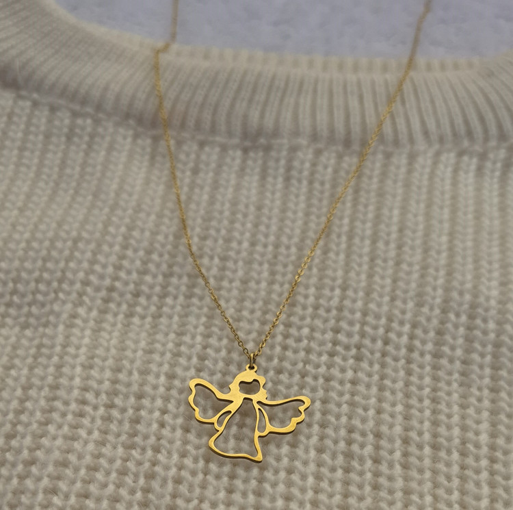 گردنبند استیل فرشته