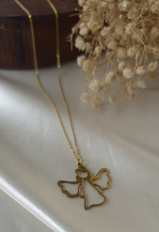 گردنبند فرشته استیل