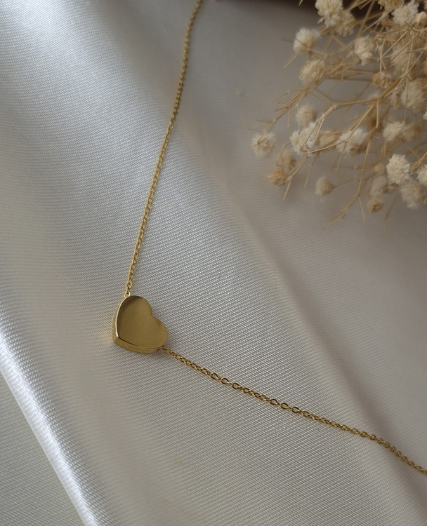 گردنبند زنانه قلب استیل