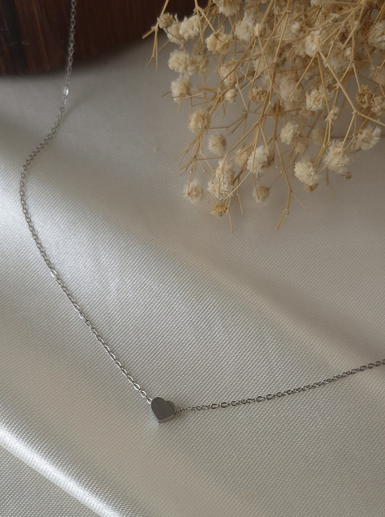 گردنبند قلب سیلور