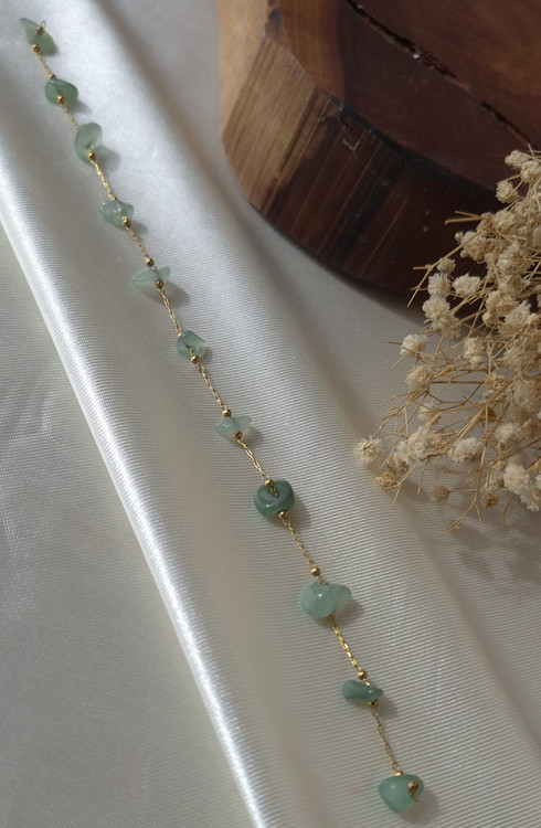 دستبند اونتورین سبز