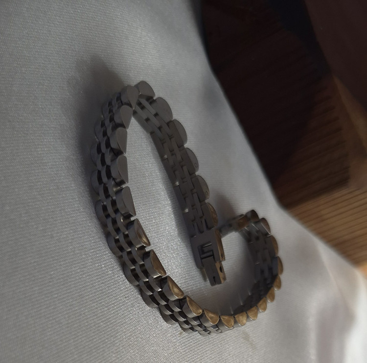 دستبند زنانه رولکس نقره ای