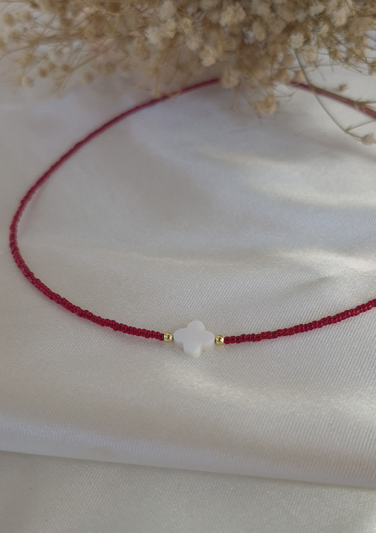 گردنبند ساحلی قرمز