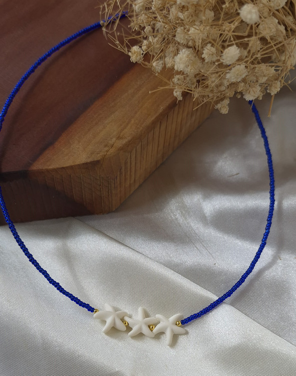 گردنبند ستاره دریایی آبی