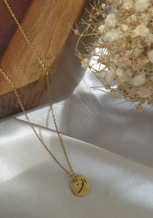 گردنبند استیل الف