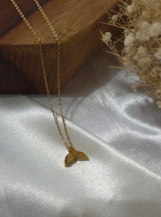 گردنبند دم وال استیل